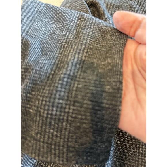 LOFT Gray Shirt Dress Knit Button Crew Neck Long Sleeve Knee Buttons on  Back LP - Picture 4 of 6